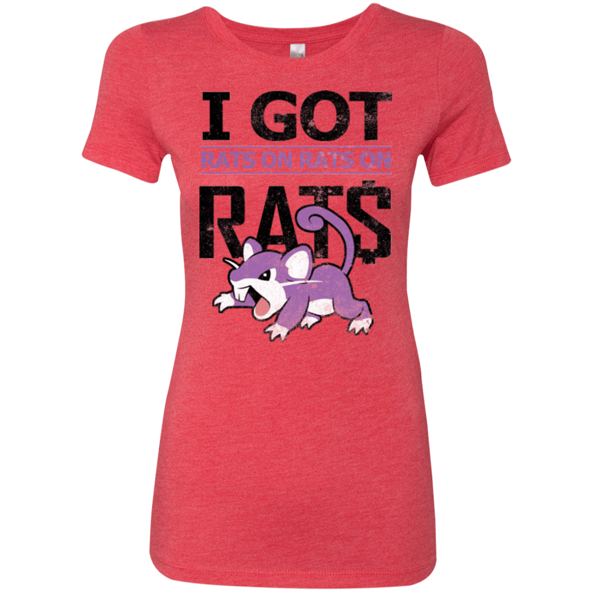 T-Shirts Vintage Red / Small Rats on rats on rats Women's Triblend T-Shirt
