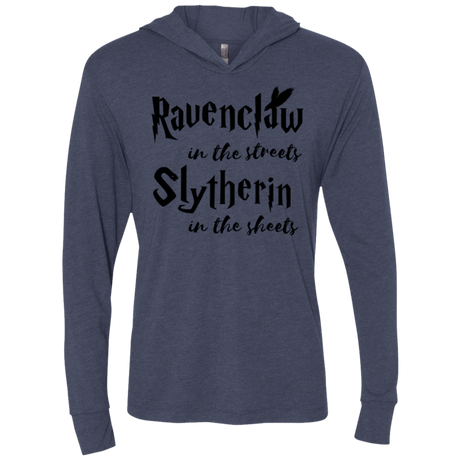 T-Shirts Vintage Navy / X-Small Ravenclaw Streets Triblend Long Sleeve Hoodie Tee