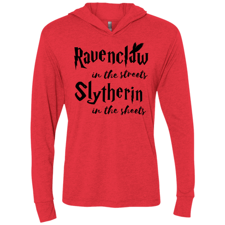 T-Shirts Vintage Red / X-Small Ravenclaw Streets Triblend Long Sleeve Hoodie Tee