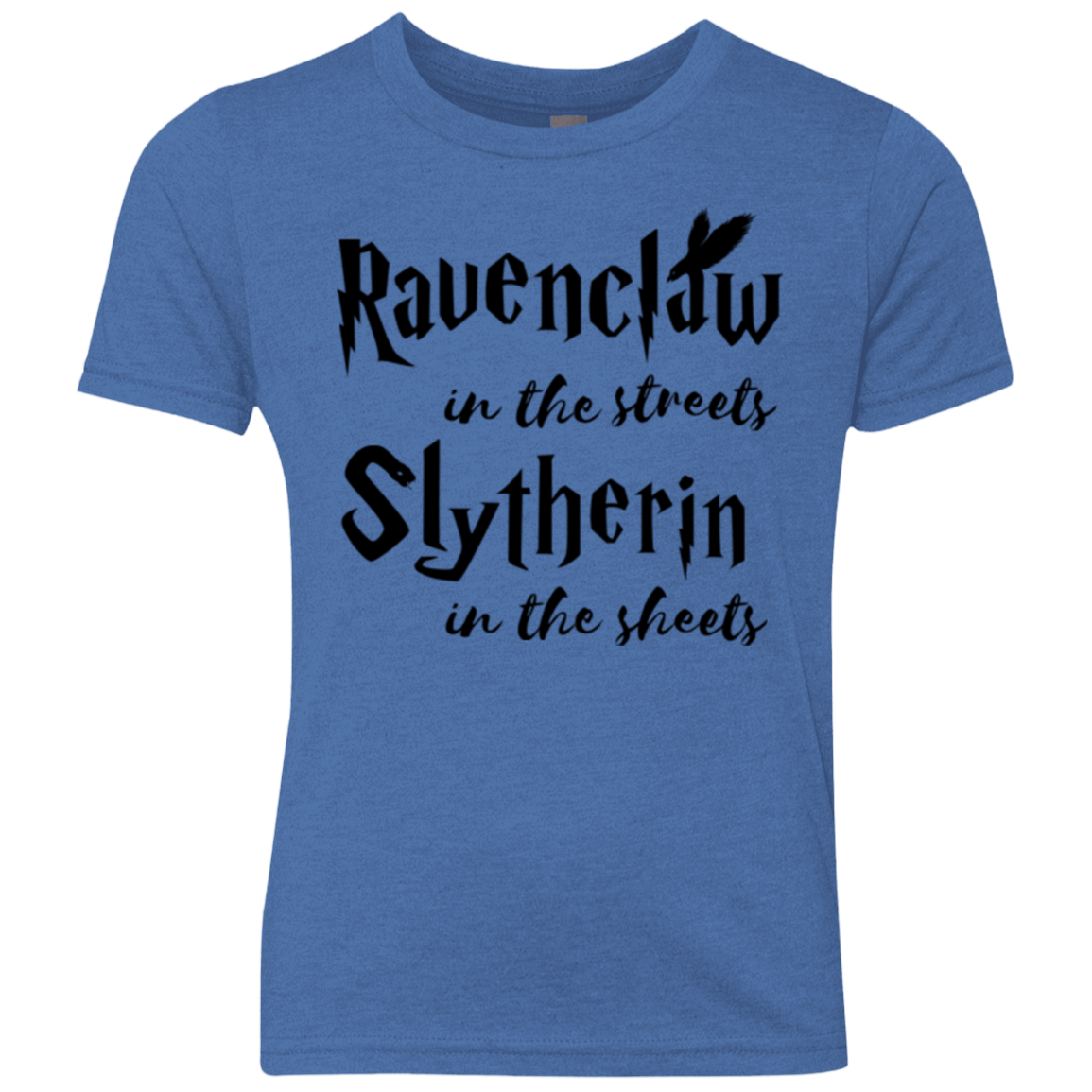 T-Shirts Vintage Royal / YXS Ravenclaw Streets Youth Triblend T-Shirt