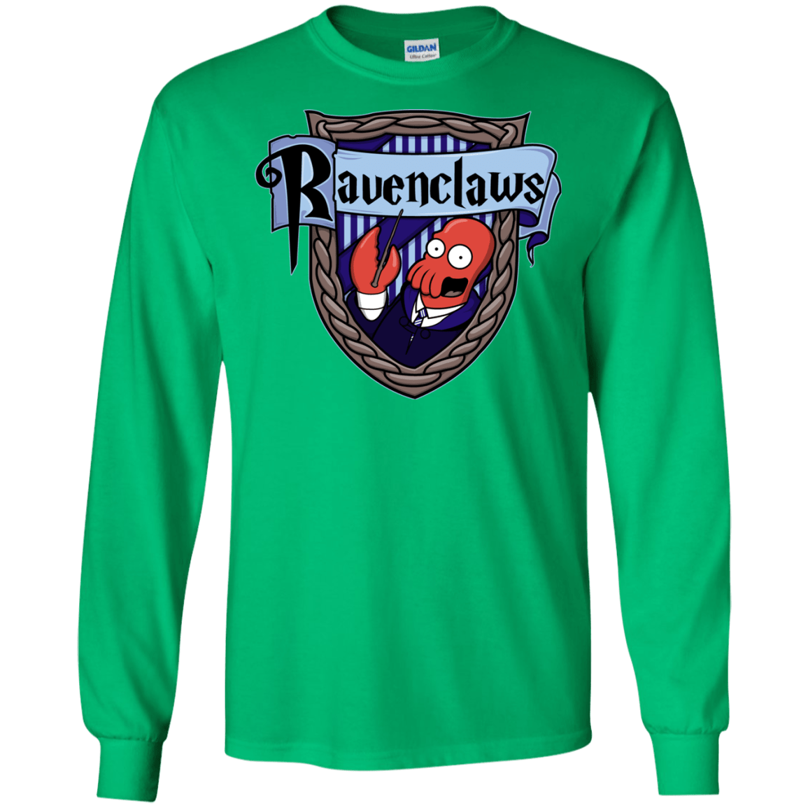 T-Shirts Irish Green / S Ravenclaws Men's Long Sleeve T-Shirt