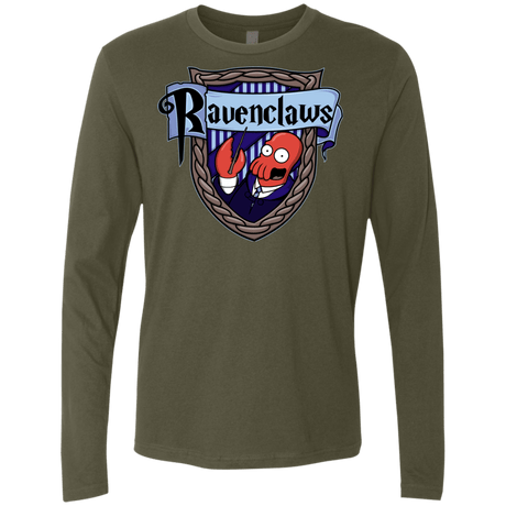 T-Shirts Military Green / S Ravenclaws Men's Premium Long Sleeve