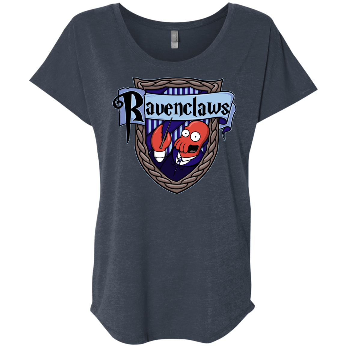 T-Shirts Vintage Navy / X-Small Ravenclaws Triblend Dolman Sleeve