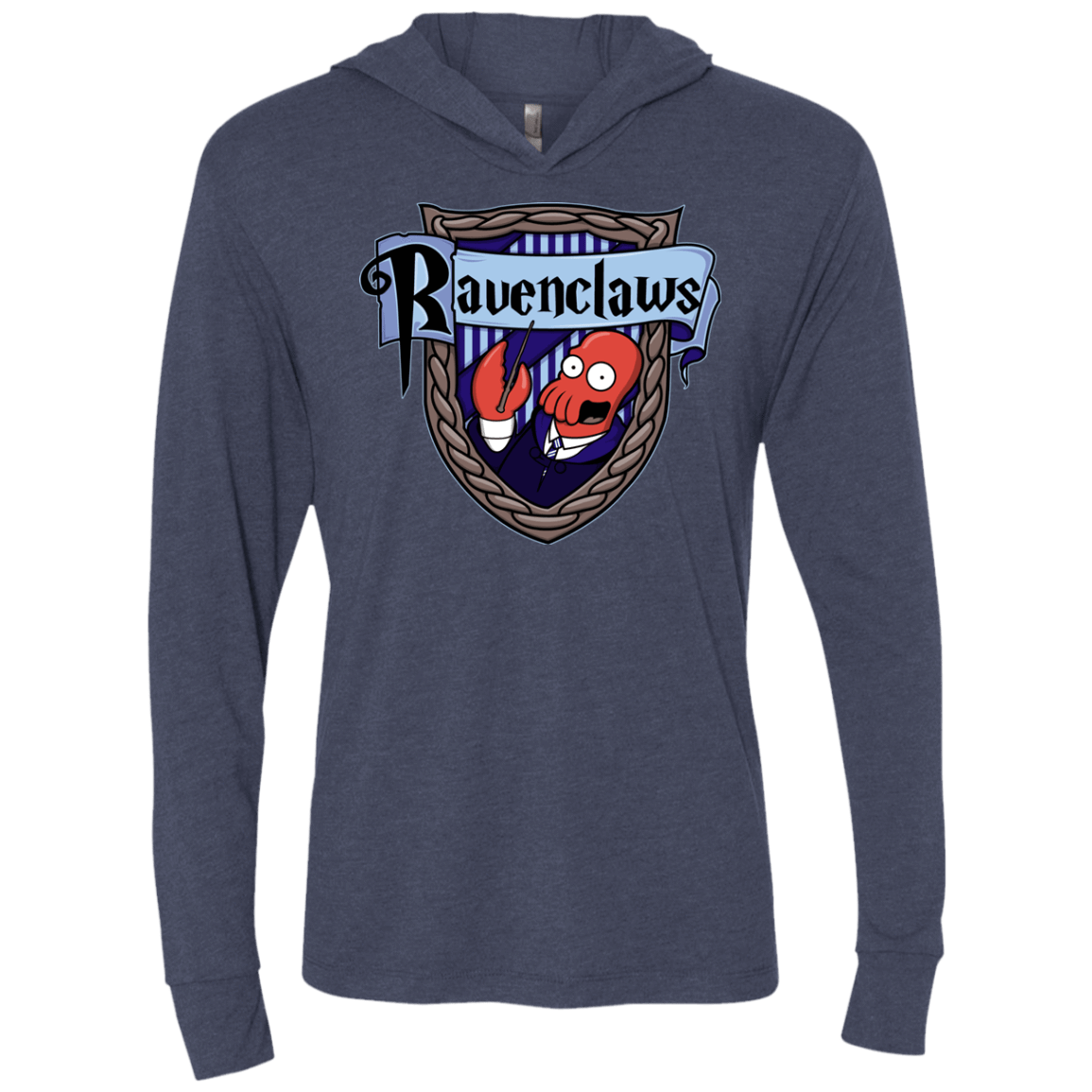 T-Shirts Vintage Navy / X-Small Ravenclaws Triblend Long Sleeve Hoodie Tee