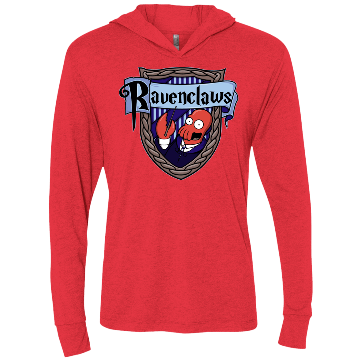 T-Shirts Vintage Red / X-Small Ravenclaws Triblend Long Sleeve Hoodie Tee