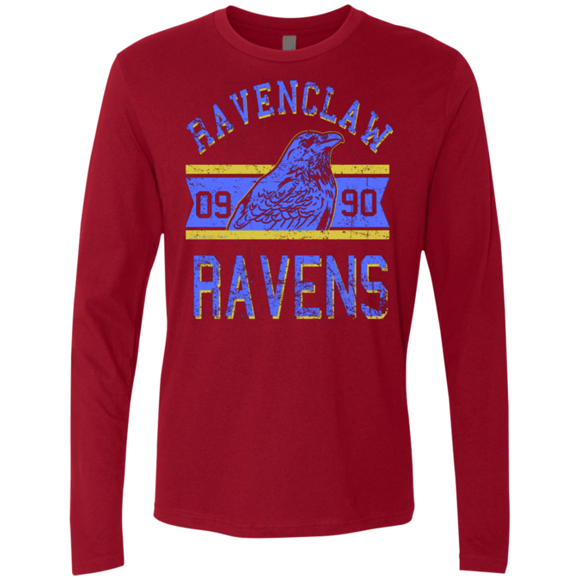 T-Shirts Cardinal / Small Ravens Men's Premium Long Sleeve