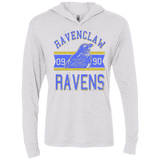 T-Shirts Heather White / X-Small Ravens Triblend Long Sleeve Hoodie Tee