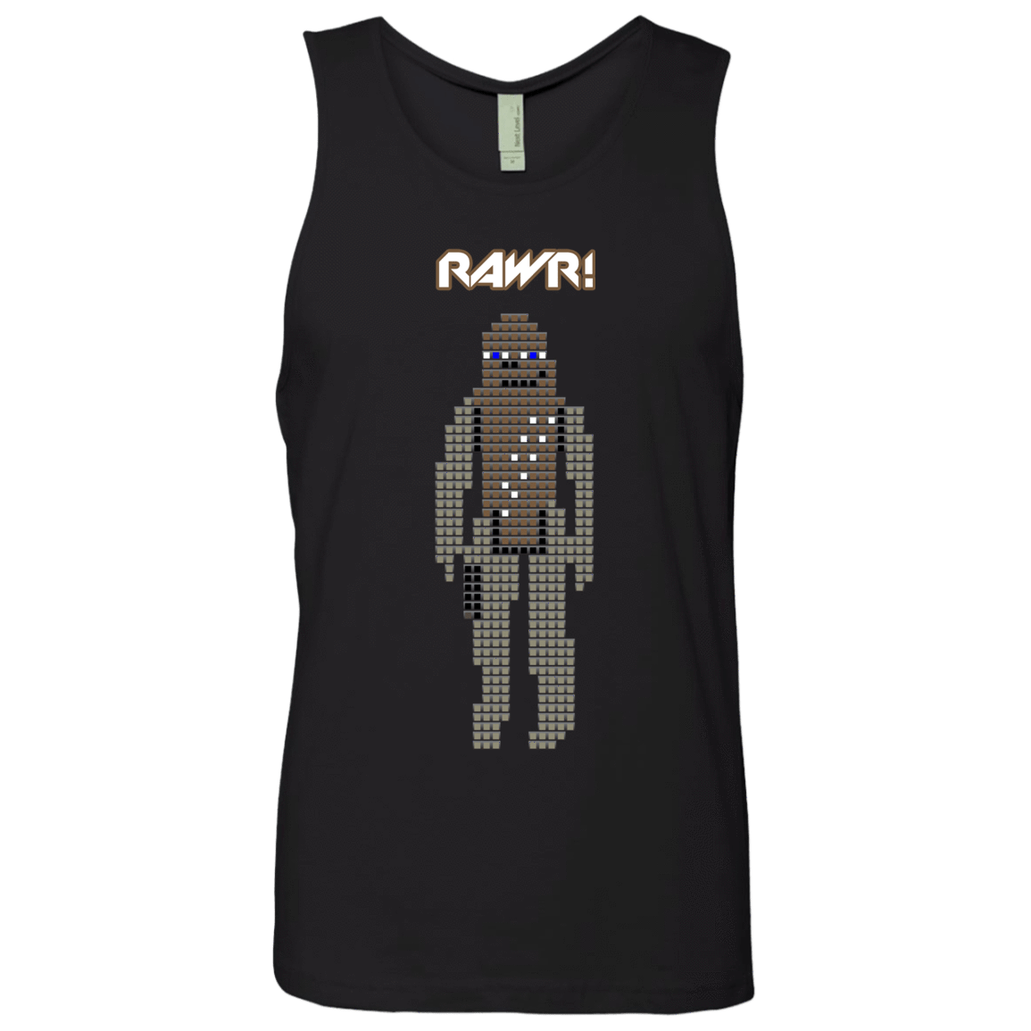 T-Shirts Black / S Rawr Men's Premium Tank Top