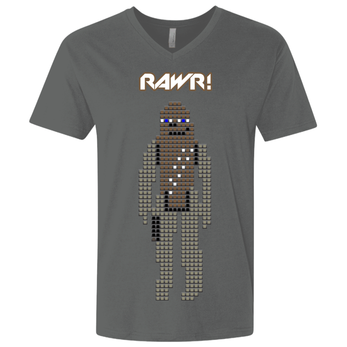 T-Shirts Heavy Metal / X-Small Rawr Men's Premium V-Neck