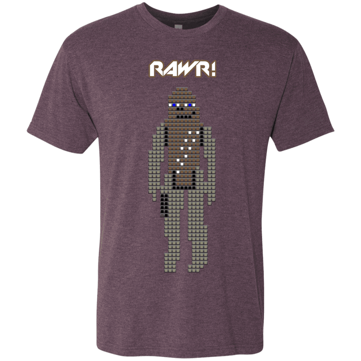 T-Shirts Vintage Purple / S Rawr Men's Triblend T-Shirt
