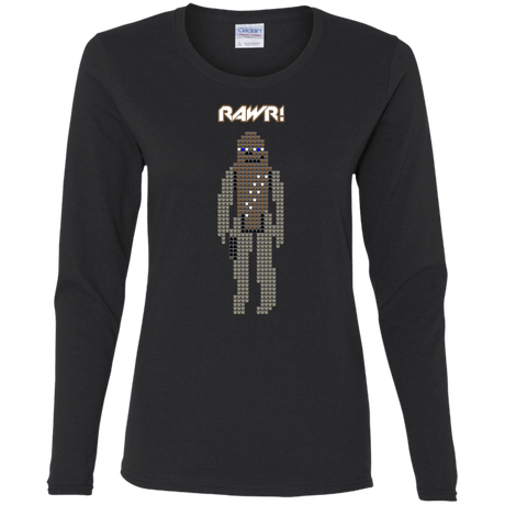 T-Shirts Black / S Rawr Women's Long Sleeve T-Shirt