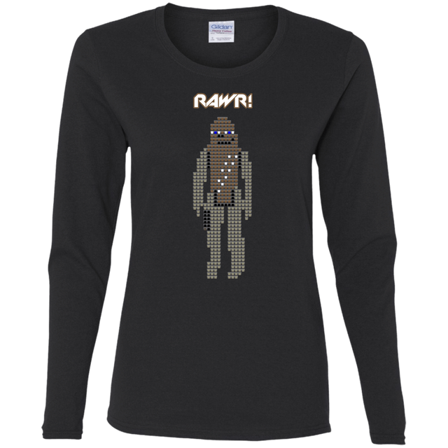 T-Shirts Black / S Rawr Women's Long Sleeve T-Shirt