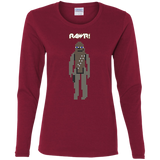 T-Shirts Cardinal / S Rawr Women's Long Sleeve T-Shirt