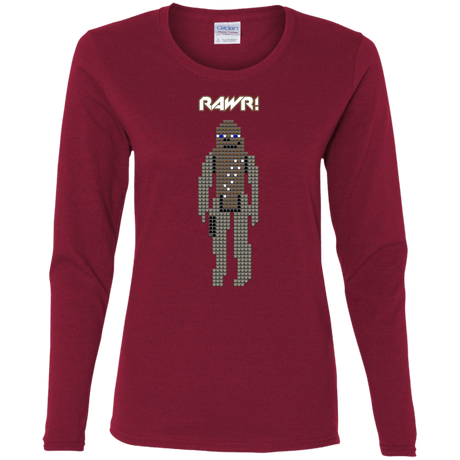 T-Shirts Cardinal / S Rawr Women's Long Sleeve T-Shirt