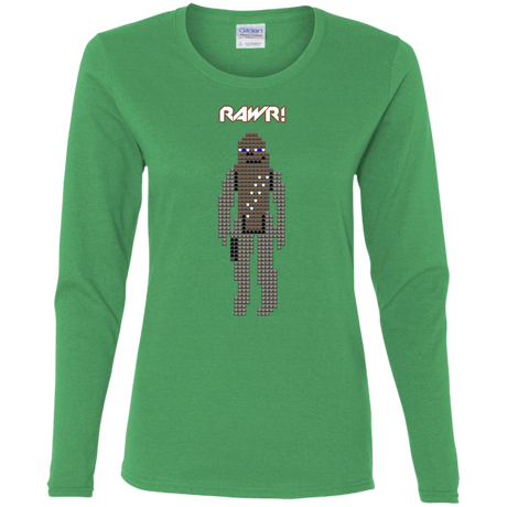 T-Shirts Irish Green / S Rawr Women's Long Sleeve T-Shirt