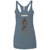 Rawr Women's Triblend Racerback Tank