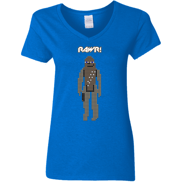 T-Shirts Royal / S Rawr Women's V-Neck T-Shirt