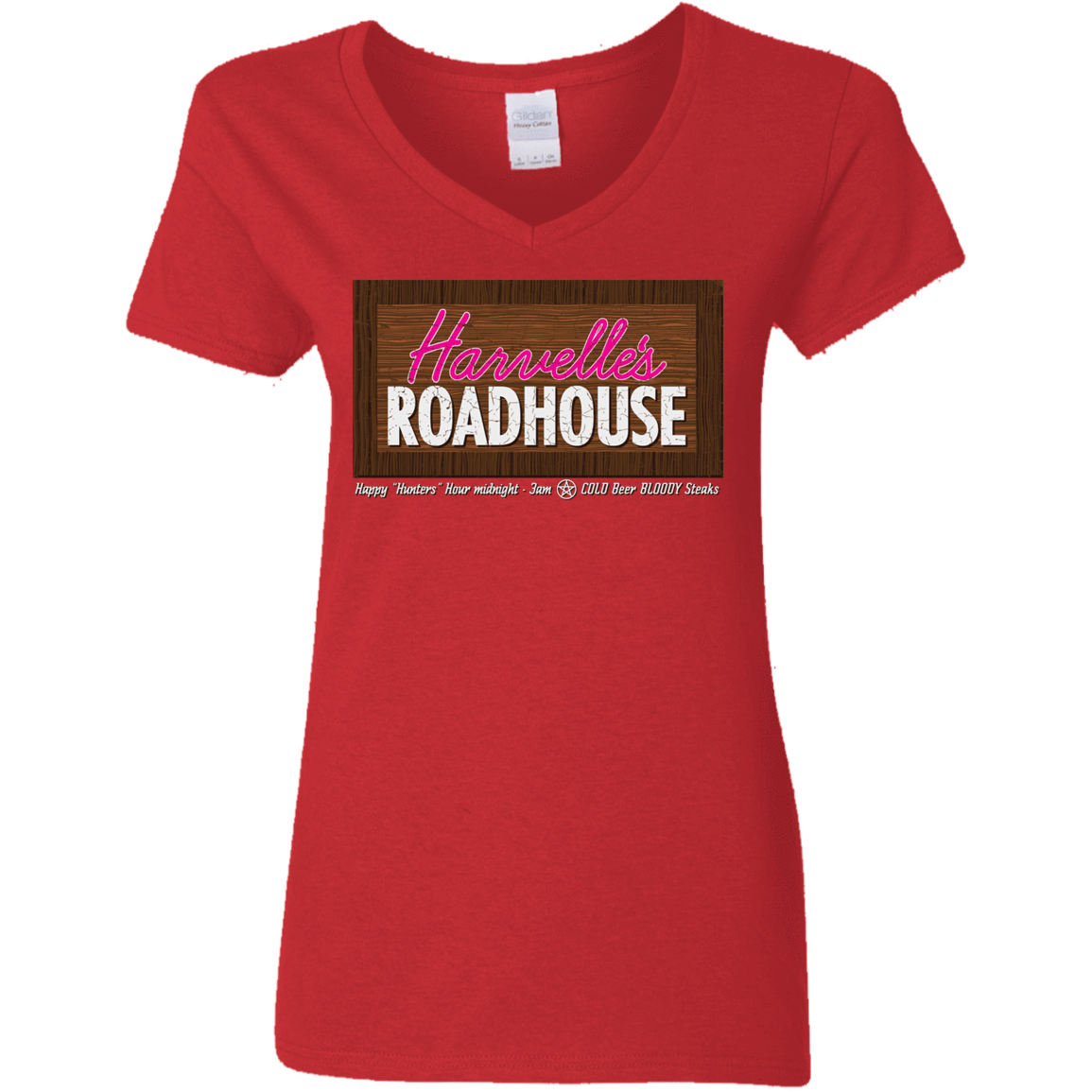 T-Shirts Red / S RB Harvelles Women's V-Neck T-Shirt