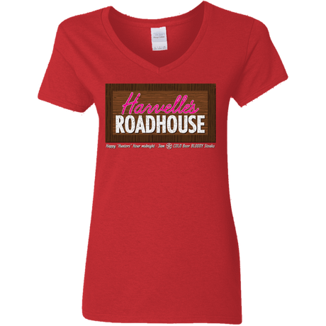 T-Shirts Red / S RB Harvelles Women's V-Neck T-Shirt