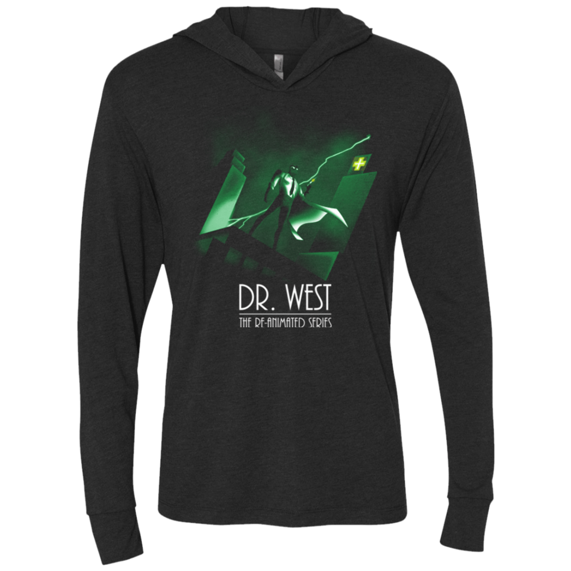 T-Shirts Vintage Black / X-Small Re-Animated Series Triblend Long Sleeve Hoodie Tee