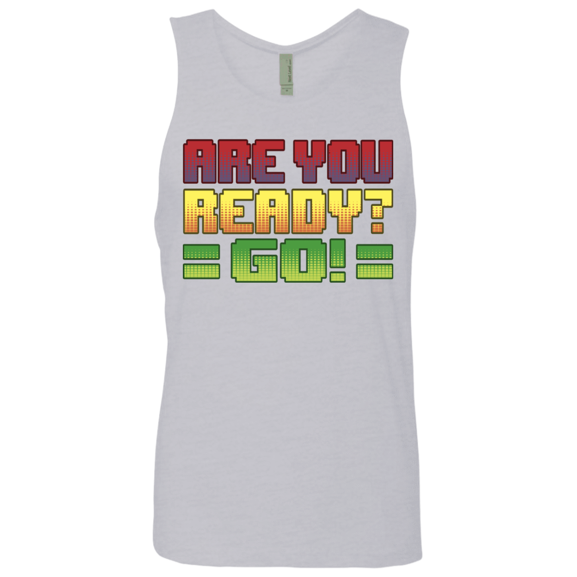 T-Shirts Heather Grey / S Ready Men's Premium Tank Top