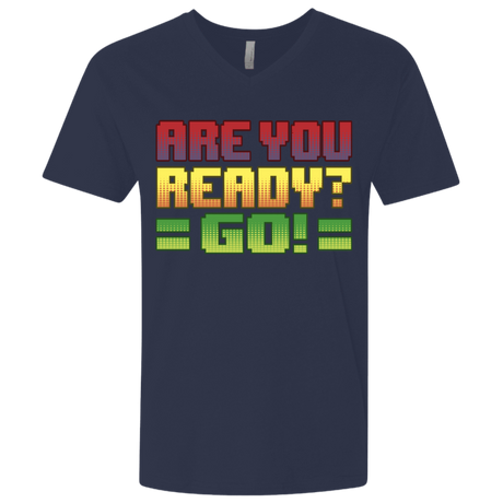 T-Shirts Midnight Navy / X-Small Ready Men's Premium V-Neck