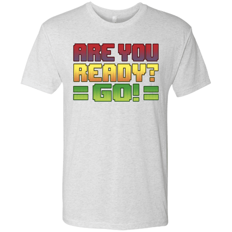 T-Shirts Heather White / S Ready Men's Triblend T-Shirt