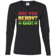 T-Shirts Black / S Ready Women's Long Sleeve T-Shirt
