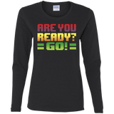 T-Shirts Black / S Ready Women's Long Sleeve T-Shirt