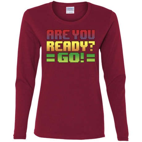 T-Shirts Cardinal / S Ready Women's Long Sleeve T-Shirt