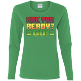 T-Shirts Irish Green / S Ready Women's Long Sleeve T-Shirt