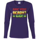 T-Shirts Purple / S Ready Women's Long Sleeve T-Shirt