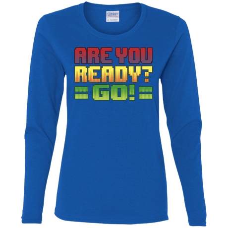 T-Shirts Royal / S Ready Women's Long Sleeve T-Shirt