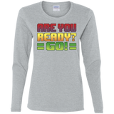 T-Shirts Sport Grey / S Ready Women's Long Sleeve T-Shirt
