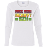T-Shirts White / S Ready Women's Long Sleeve T-Shirt