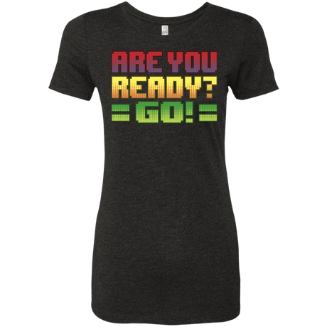 T-Shirts Vintage Black / S Ready Women's Triblend T-Shirt