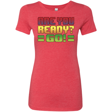 T-Shirts Vintage Red / S Ready Women's Triblend T-Shirt