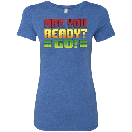 T-Shirts Vintage Royal / S Ready Women's Triblend T-Shirt