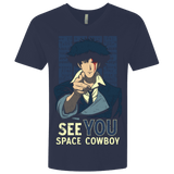 T-Shirts Midnight Navy / X-Small Real Folk Blues Men's Premium V-Neck