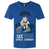 T-Shirts Royal / X-Small Real Folk Blues Men's Premium V-Neck