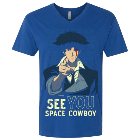 T-Shirts Royal / X-Small Real Folk Blues Men's Premium V-Neck