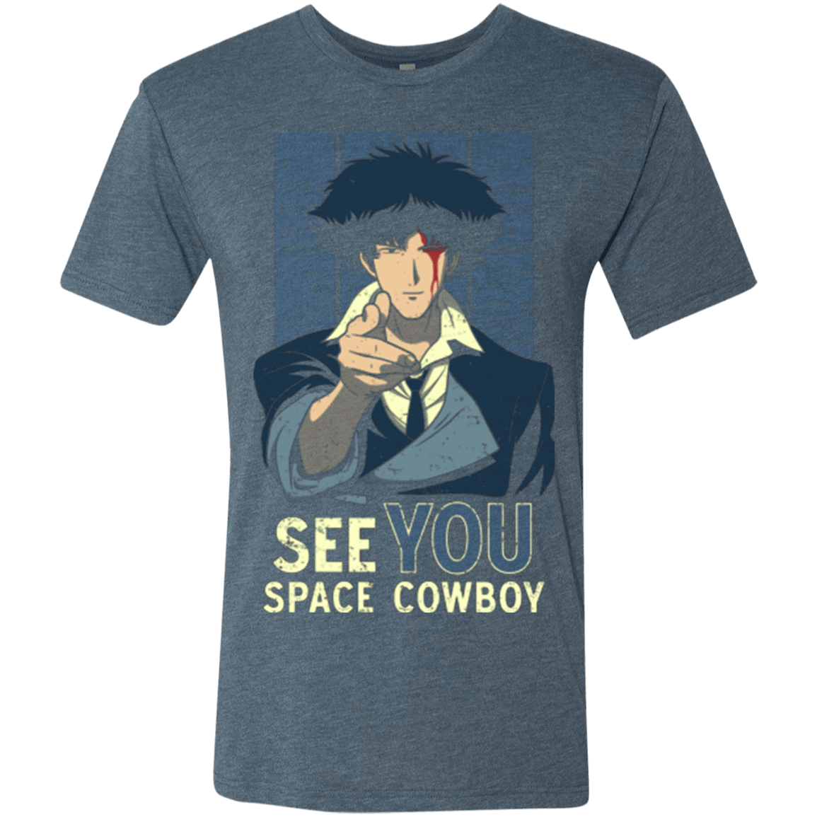 T-Shirts Indigo / Small Real Folk Blues Men's Triblend T-Shirt