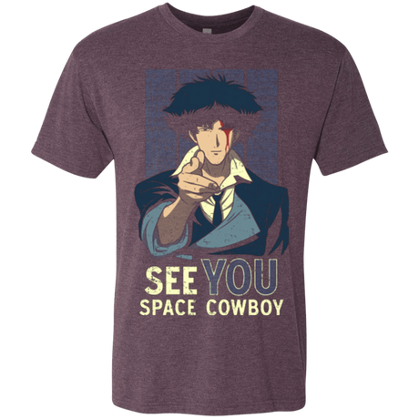 T-Shirts Vintage Purple / Small Real Folk Blues Men's Triblend T-Shirt