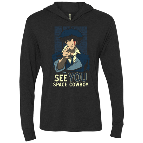 T-Shirts Vintage Black / X-Small Real Folk Blues Triblend Long Sleeve Hoodie Tee