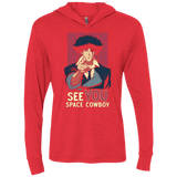 T-Shirts Vintage Red / X-Small Real Folk Blues Triblend Long Sleeve Hoodie Tee