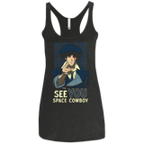 T-Shirts Vintage Black / X-Small Real Folk Blues Women's Triblend Racerback Tank