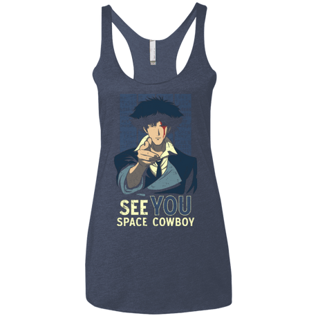 T-Shirts Vintage Navy / X-Small Real Folk Blues Women's Triblend Racerback Tank