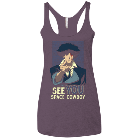 T-Shirts Vintage Purple / X-Small Real Folk Blues Women's Triblend Racerback Tank