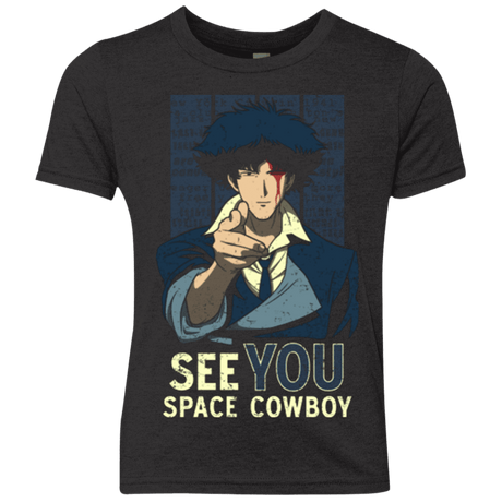 T-Shirts Vintage Black / YXS Real Folk Blues Youth Triblend T-Shirt