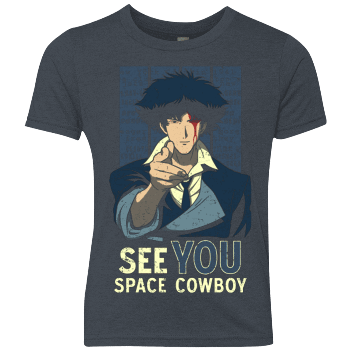 T-Shirts Vintage Navy / YXS Real Folk Blues Youth Triblend T-Shirt